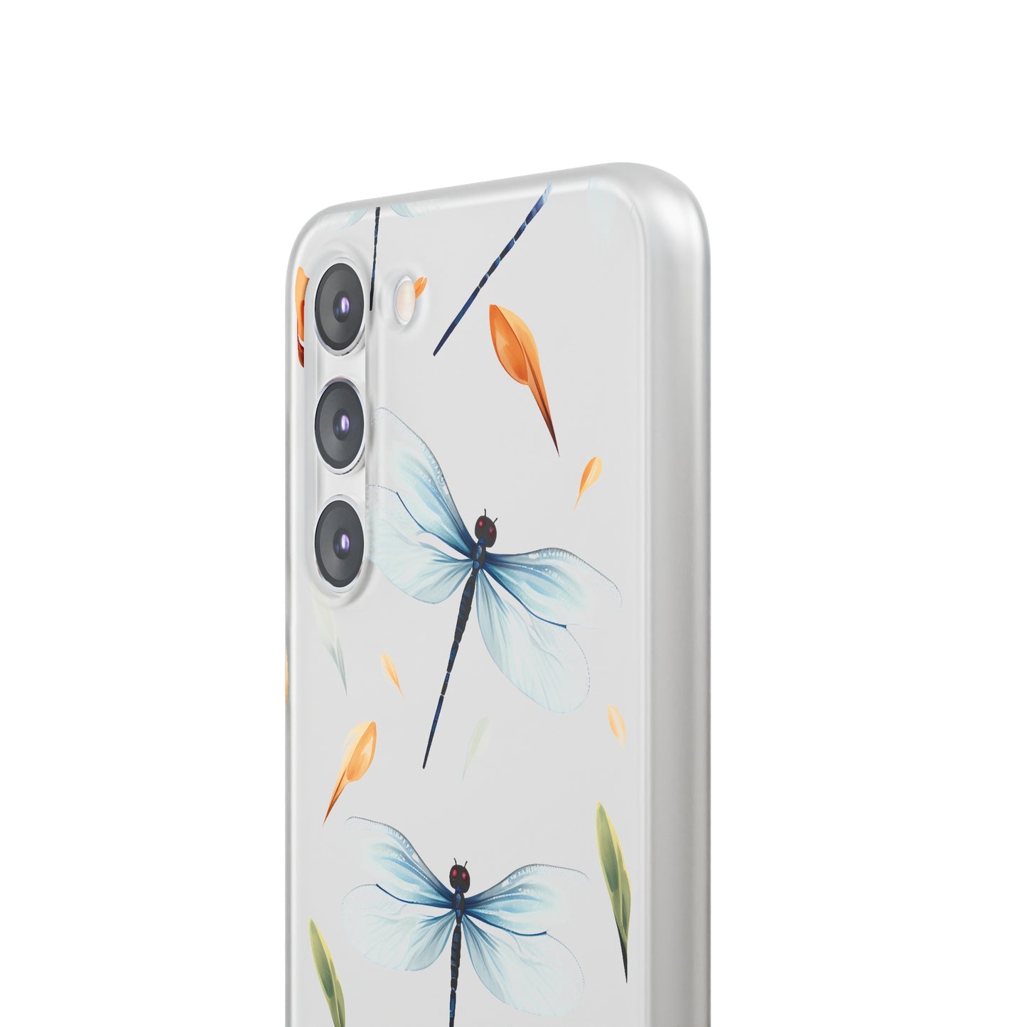 Dragonfly Dreams: Transparent Flexi Phone Case