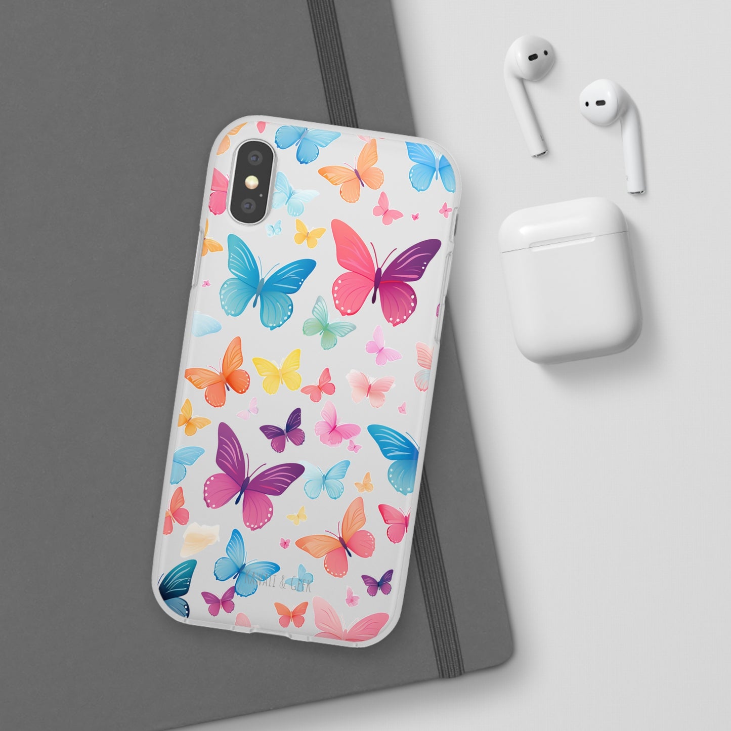 Charming Butterflies Flexi Transparent Phone Case