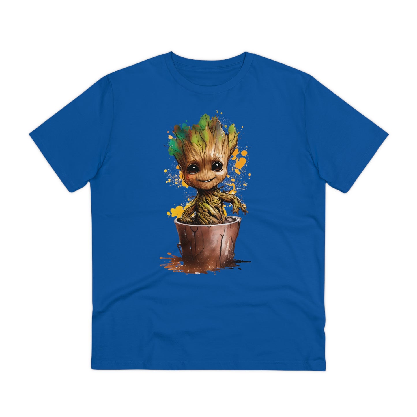 Eco-Friendly Baby Groot Watercolor Style Unisex T-Shirt - Add Some Fun and Sustainable Style to Your Wardrobe