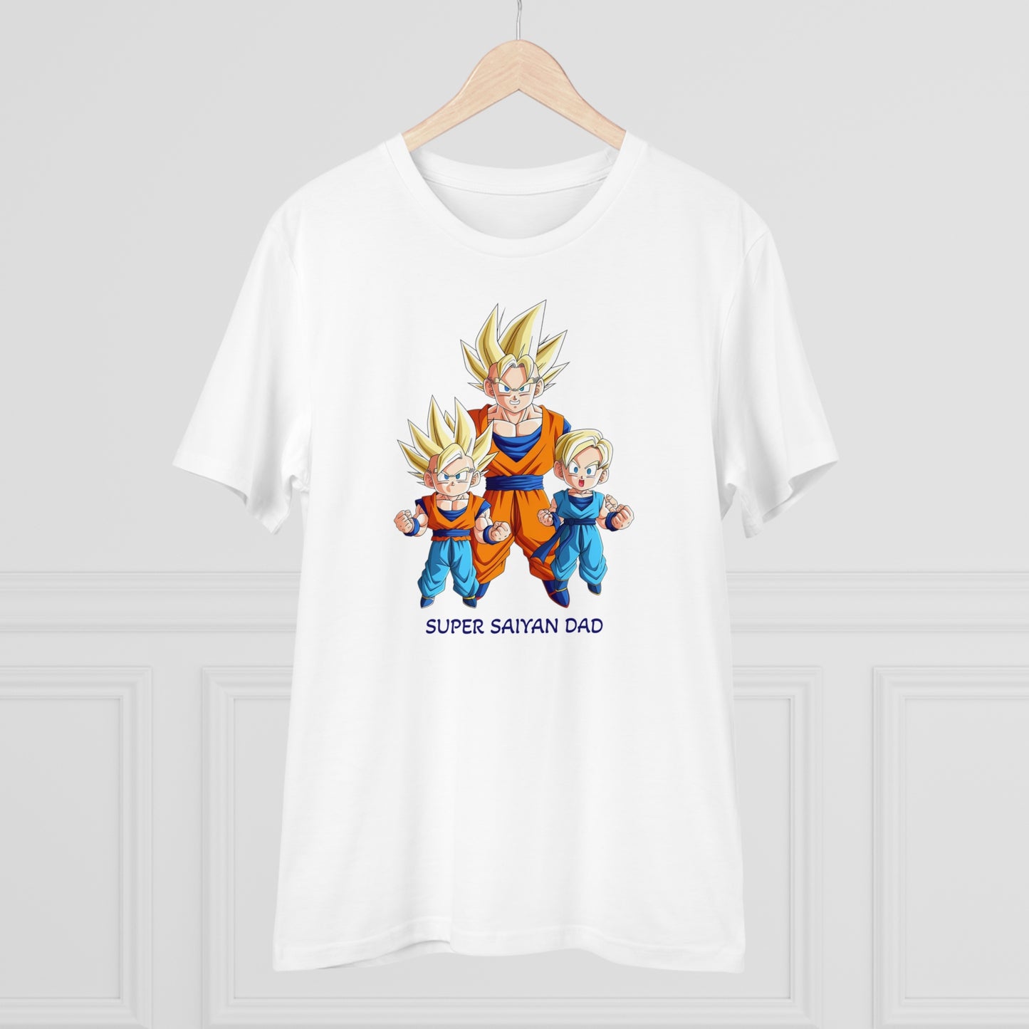 San Goku - Unisex Eco-Friendly T-Shirt - Celebrate Father's Day "Super Saiyan Dad"