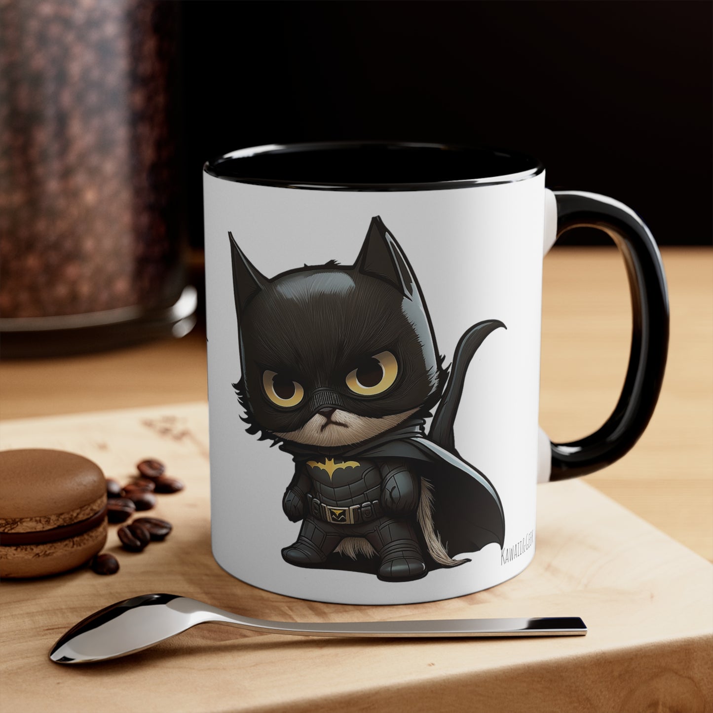 Cute Batcat Mug - Unleash Your Feline Superpowers