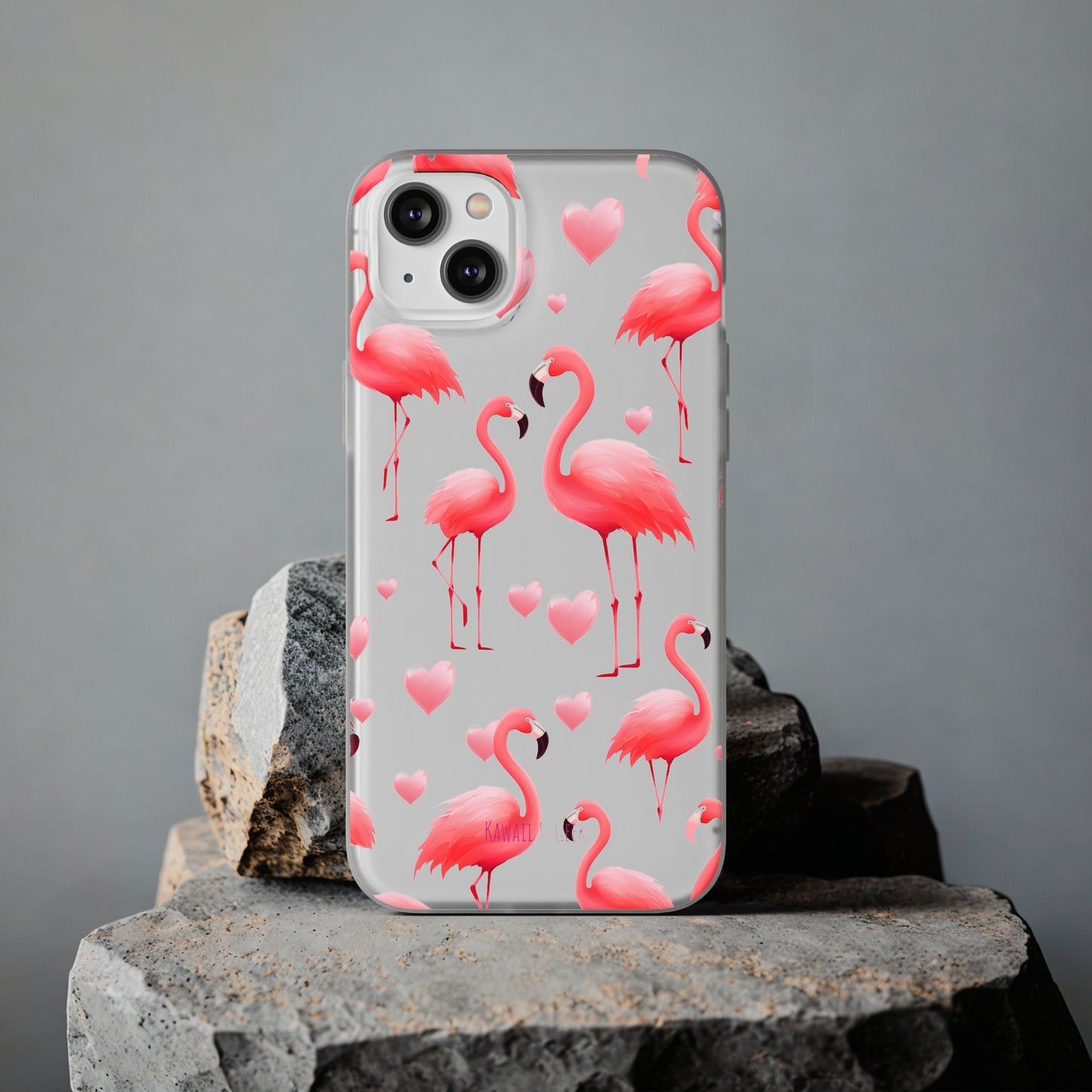 Pink Flamingo Elegance Flexi Phone case