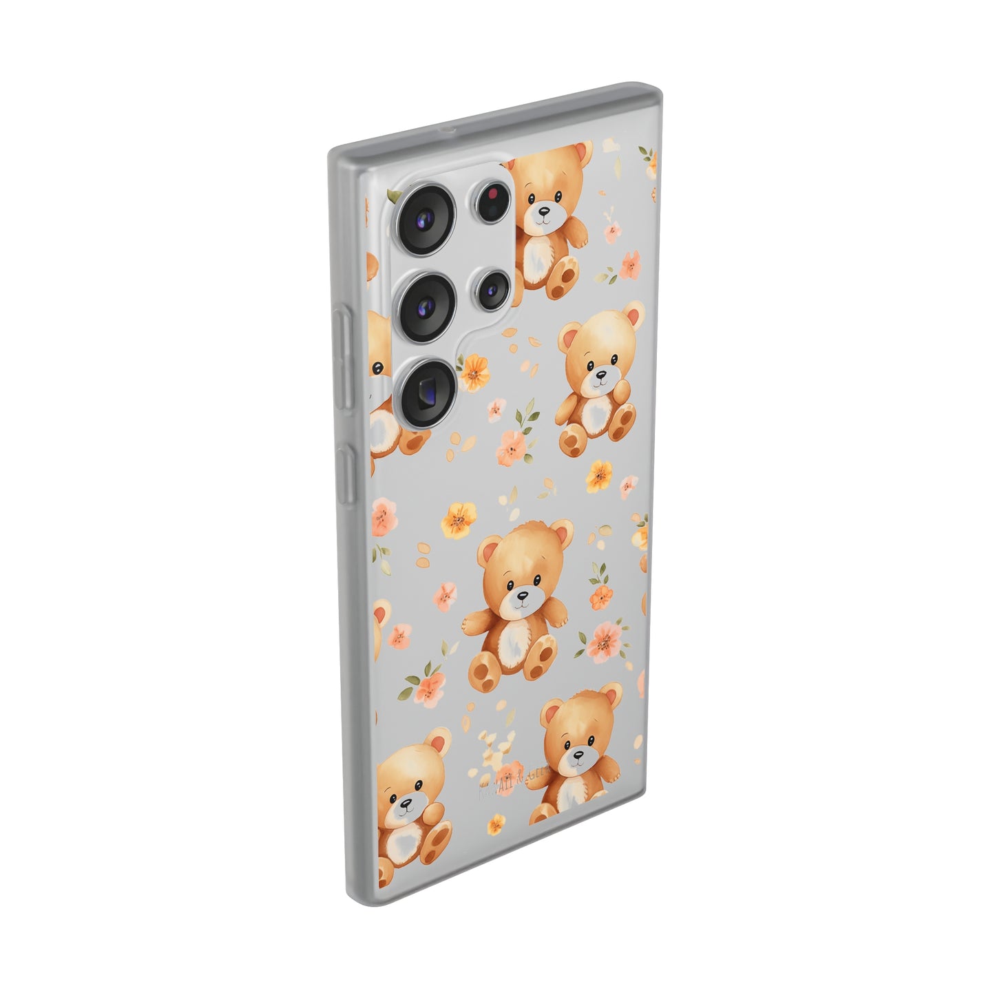 Teddy Delight: Flexi and semi-Transparent Phone Case