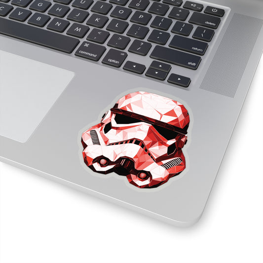 Red Stormtrooper Sticker - Unleash Vibrant Galactic Power - Star Wars