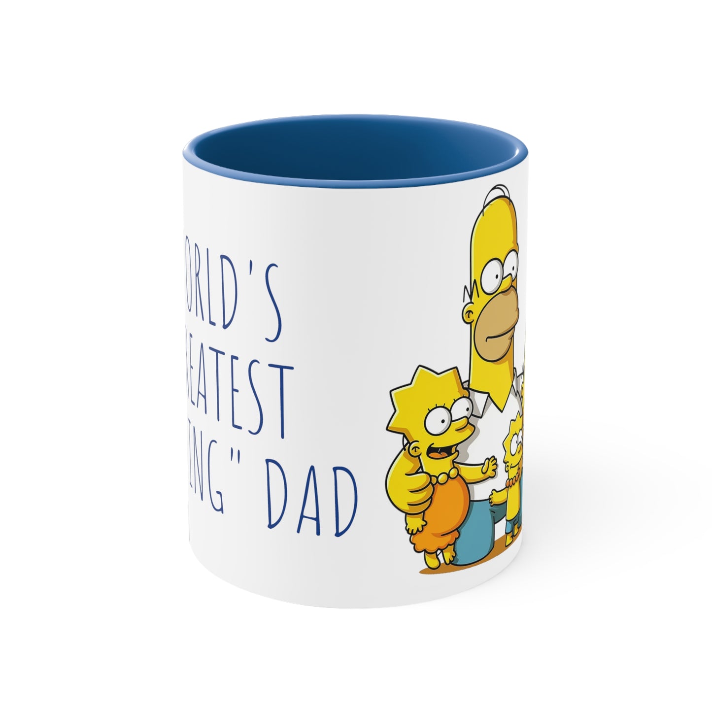 Homer Simpsons with Kids Mug : World's Greatest 'Trying' Dad - Father's Day Special