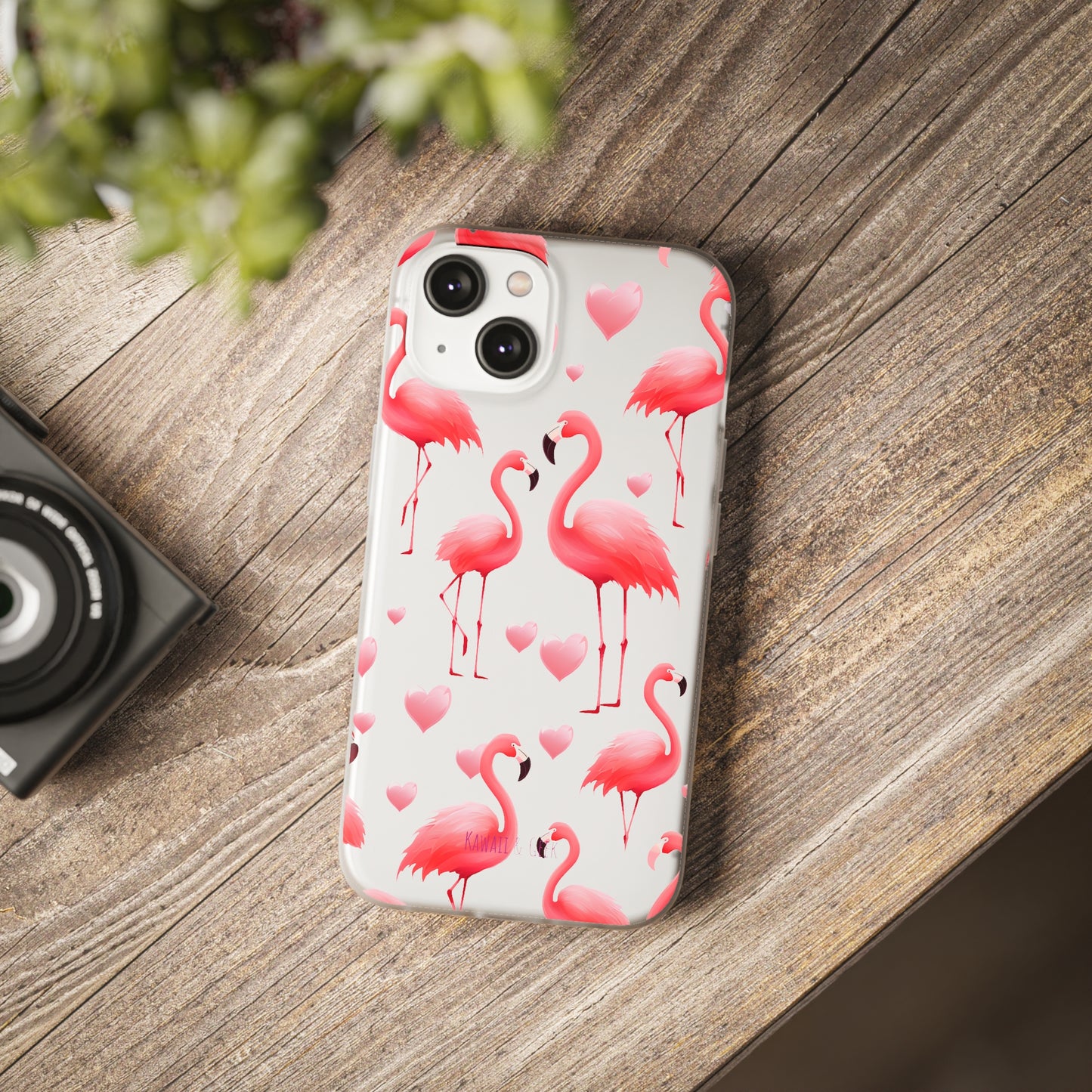 Pink Flamingo Elegance Flexi Phone case