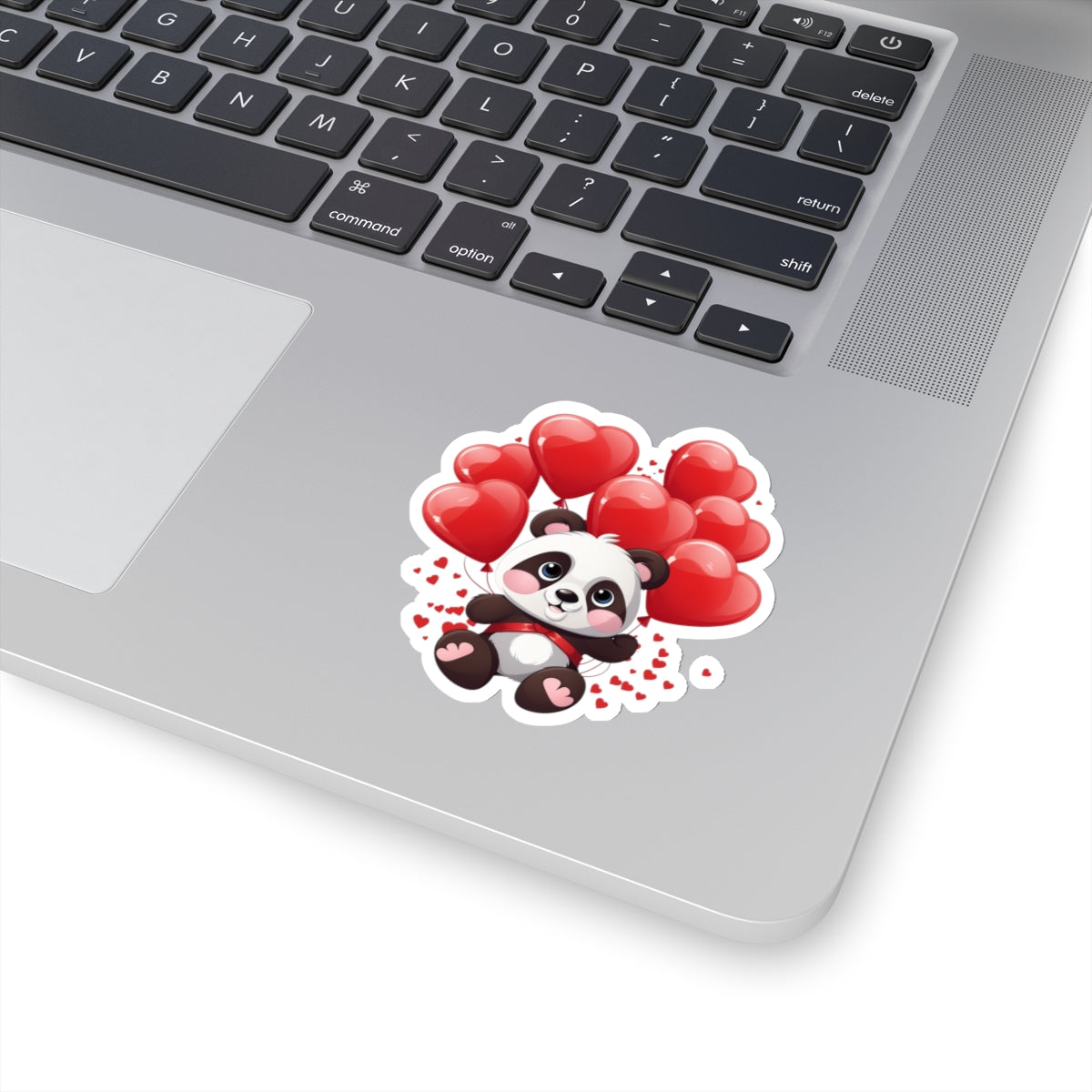 Cute Panda Heart Balloons Sticker - Spread Love and Cuteness with This Adorable Sticker - Valentine's Day