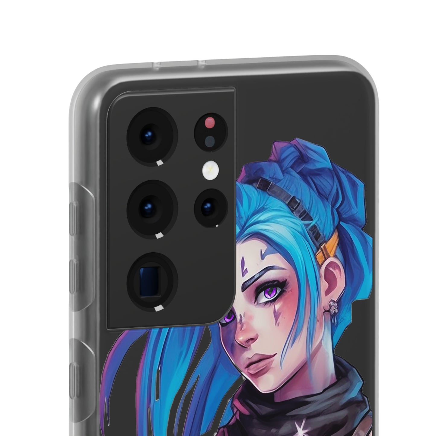 Jinx for Arcane / League of Legends Flexi Phone Case - Add Some Colorful and Gaming Style to Your Phone