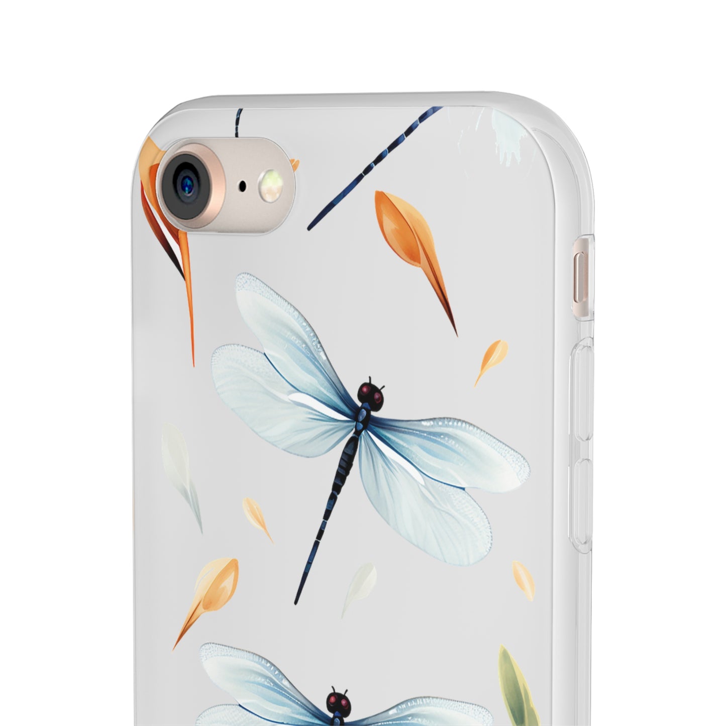 Dragonfly Dreams: Transparent Flexi Phone Case