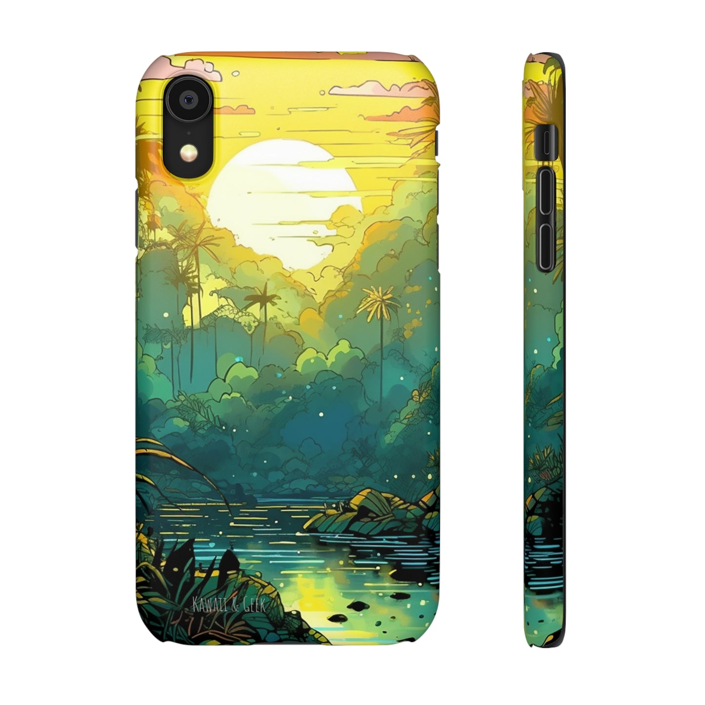 Rainforest at Sunset Phone Case - Capture the Serenity of Nature on Your Device