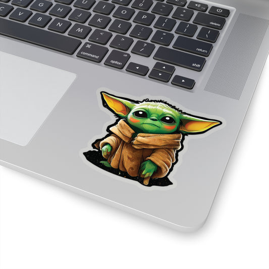 Baby Yoda Grogu Sticker - Add Some Adorable and Iconic Style to Your Tech - The Mandalorian - Star Wars