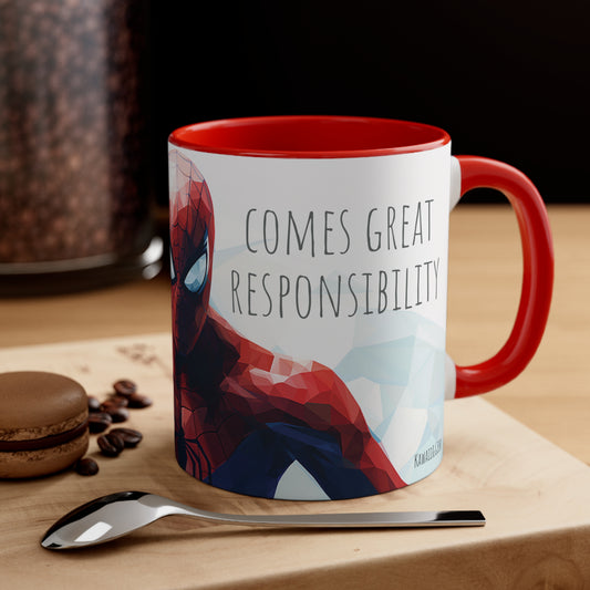 Spider-Man Mug - Embrace Great Power and Responsibility