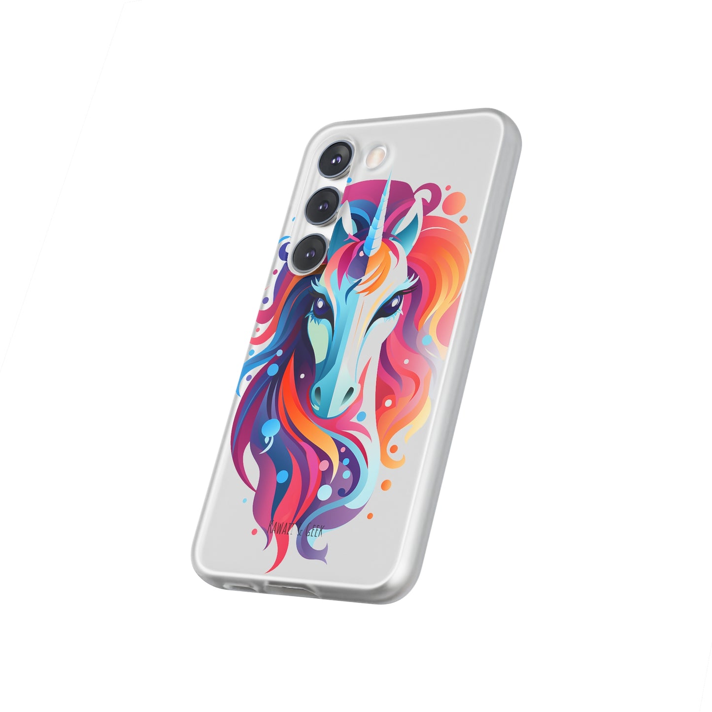 Ink Unicorn Flexi Transparent Phone Case