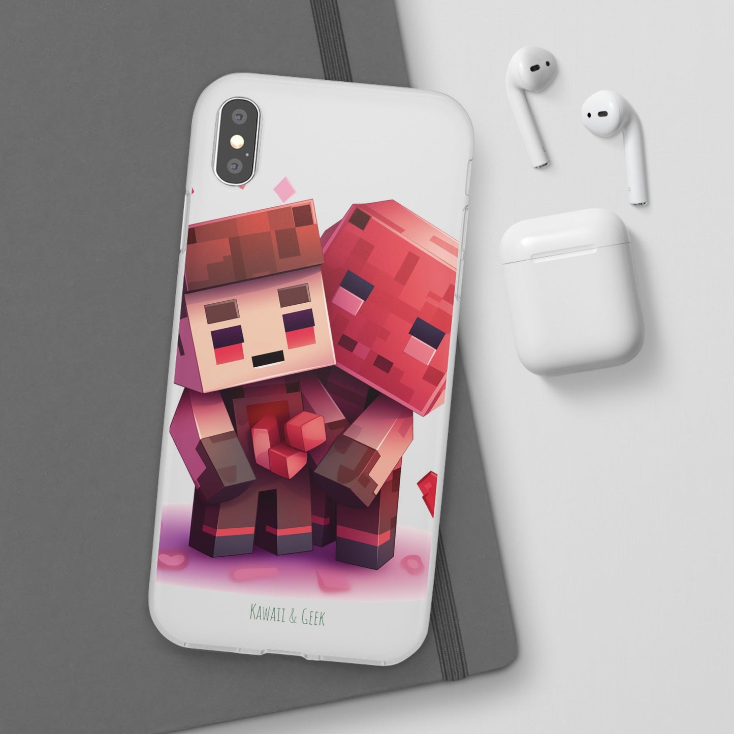 Phone Case - Lovers Minecraft Inspired Design