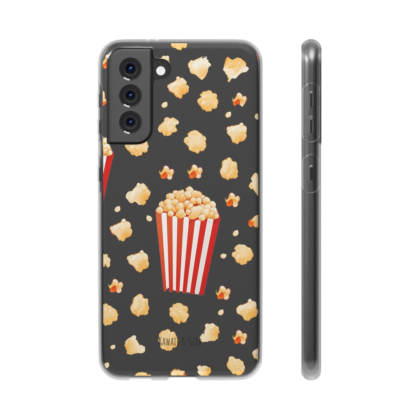 Popcorn Transparent Flexi Phone Case