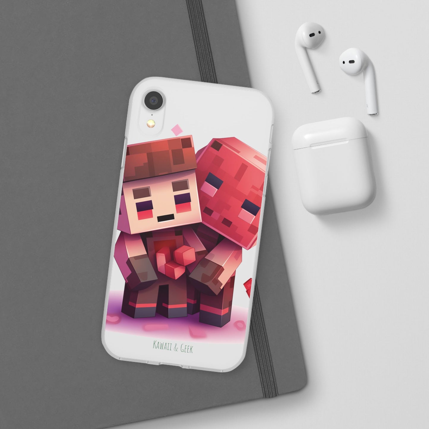 Phone Case - Lovers Minecraft Inspired Design