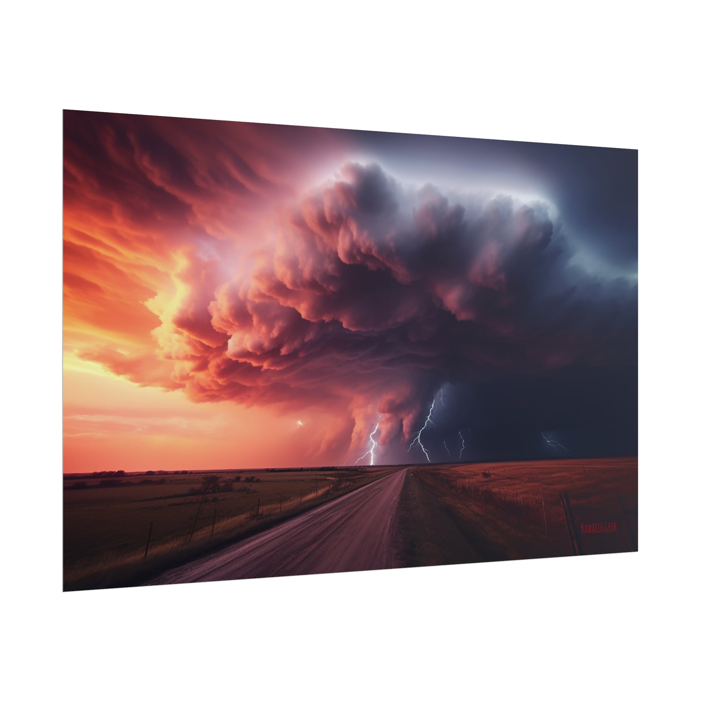 Unleash Nature's Fury: Supercell Storm Poster