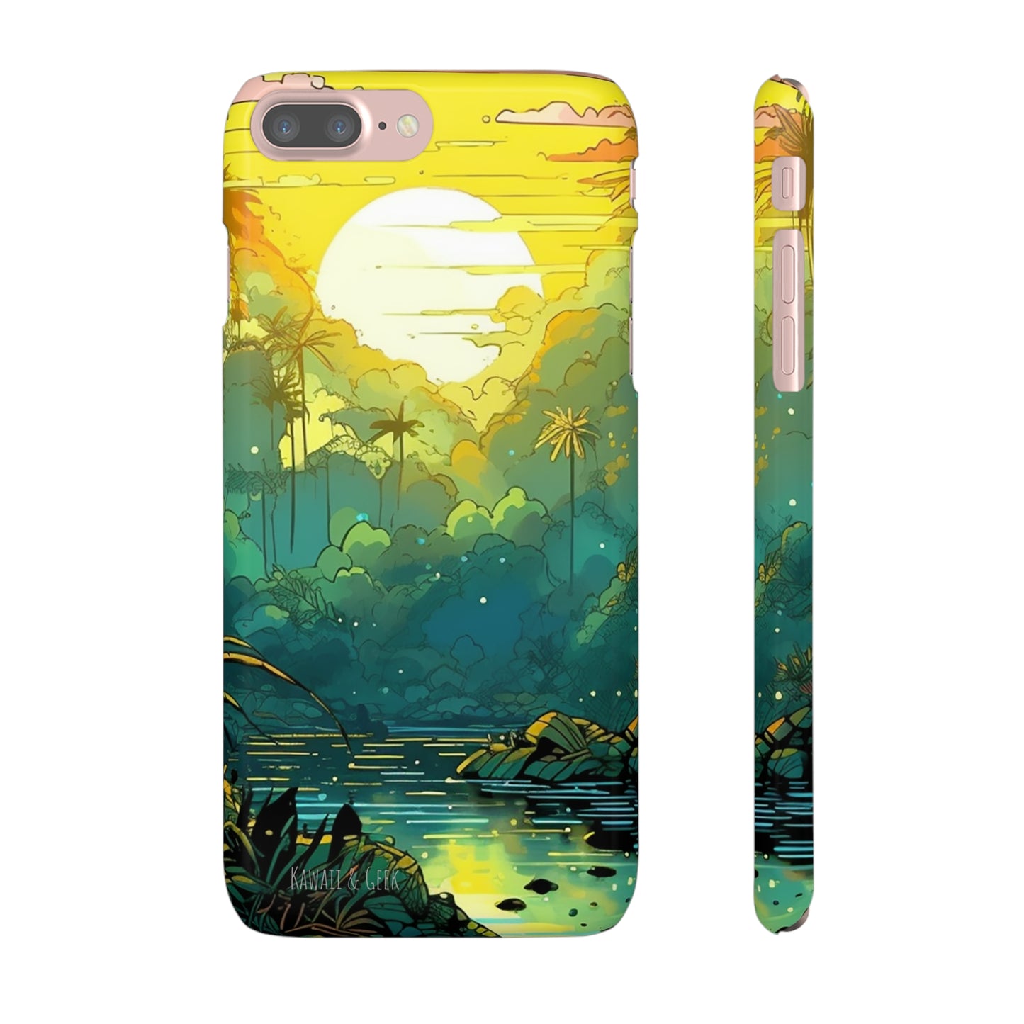 Rainforest at Sunset Phone Case - Capture the Serenity of Nature on Your Device