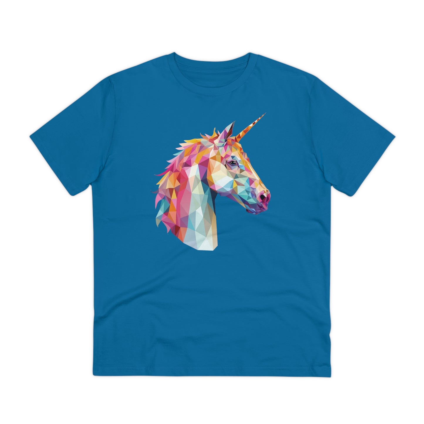 Unicorn Polygonal T-Shirt - Embrace Magical Elegance