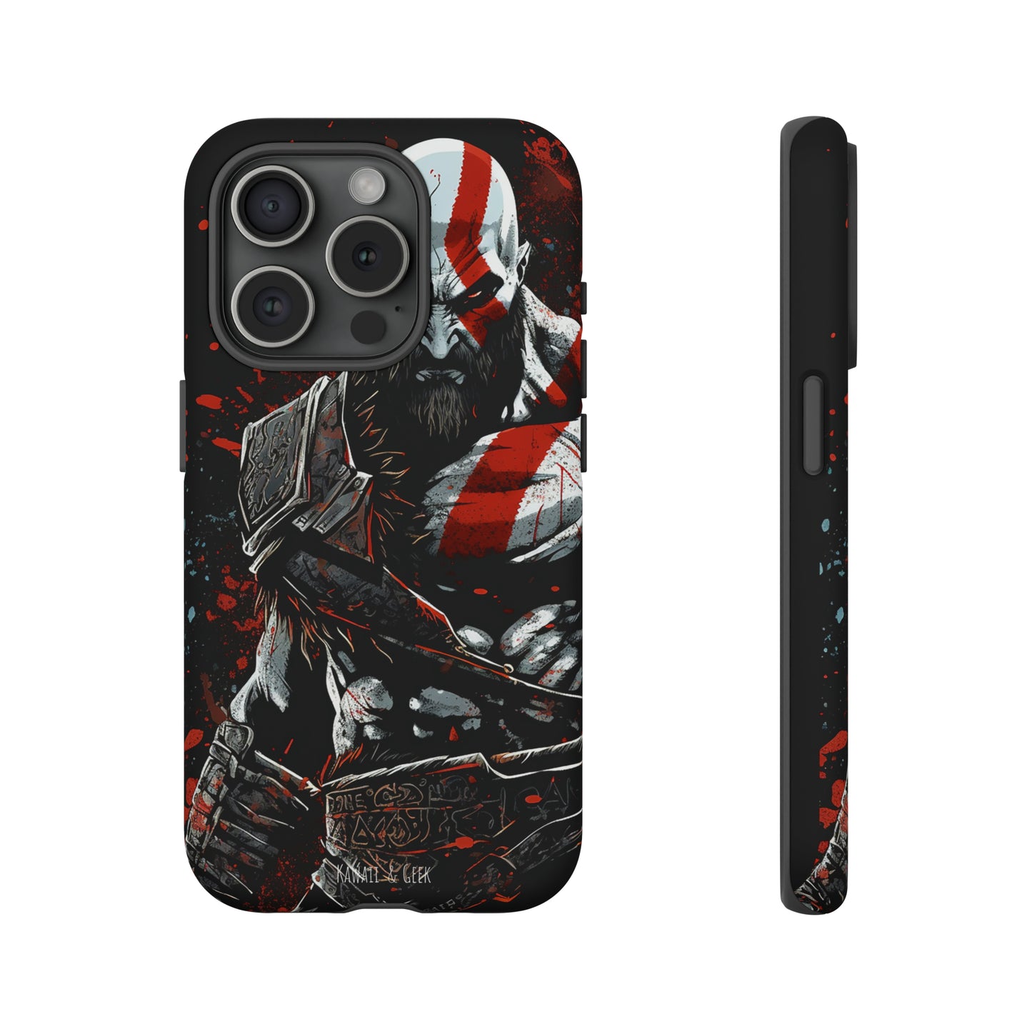 Kratos Tough Phone Case - Unleash the Power of the God of War in Style