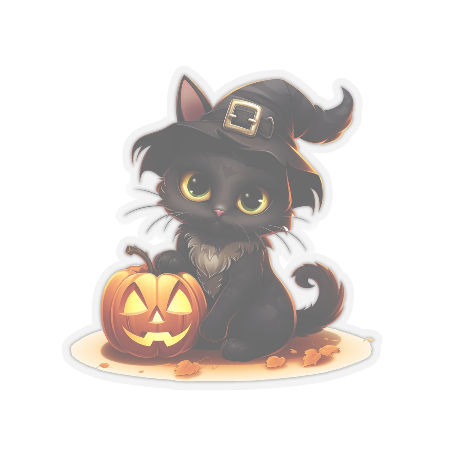 Halloween Special: Cute Halloween Cat Sticker