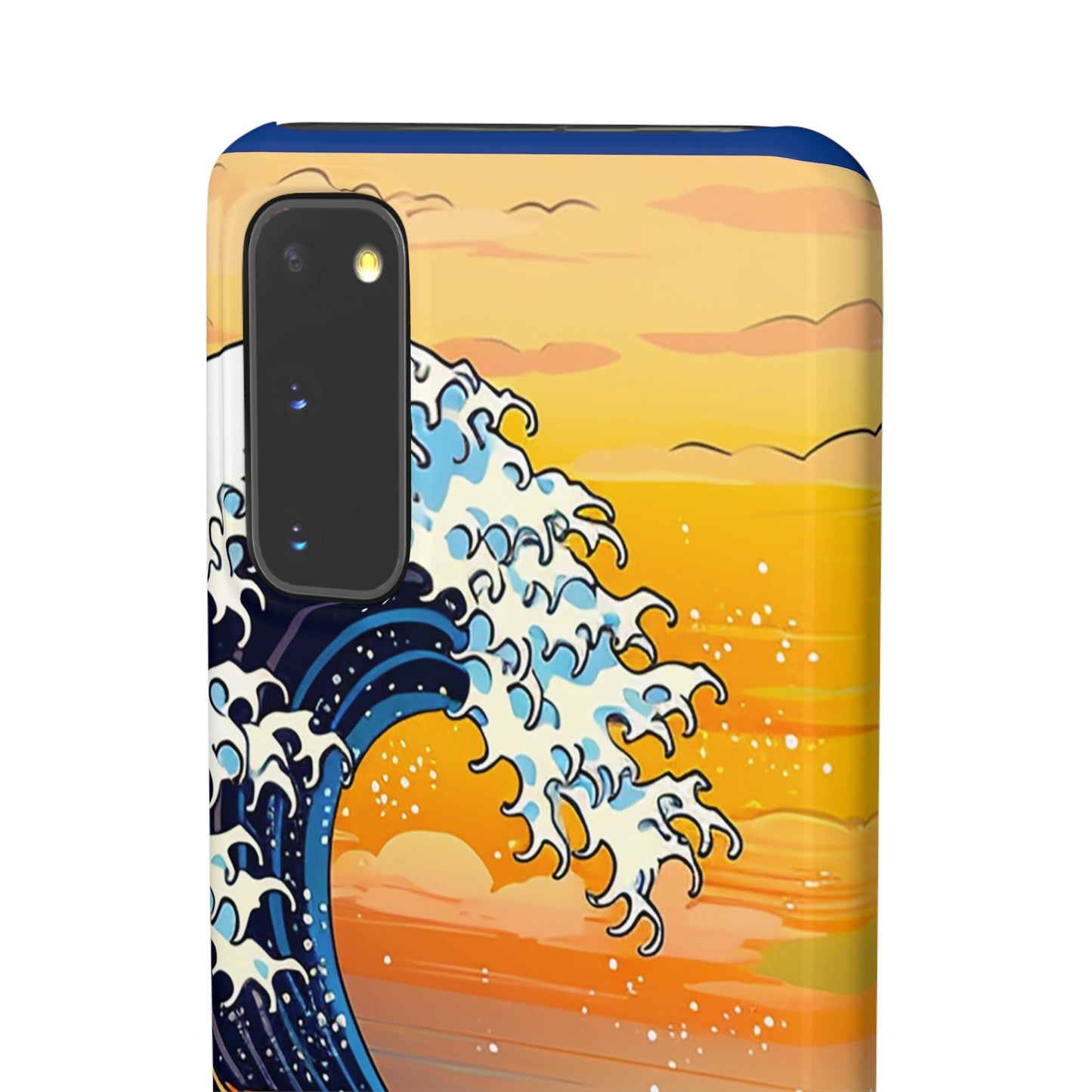 Sunset Big Wave Phone Case - Embrace the Majestic Hokusai Style in Your Hands