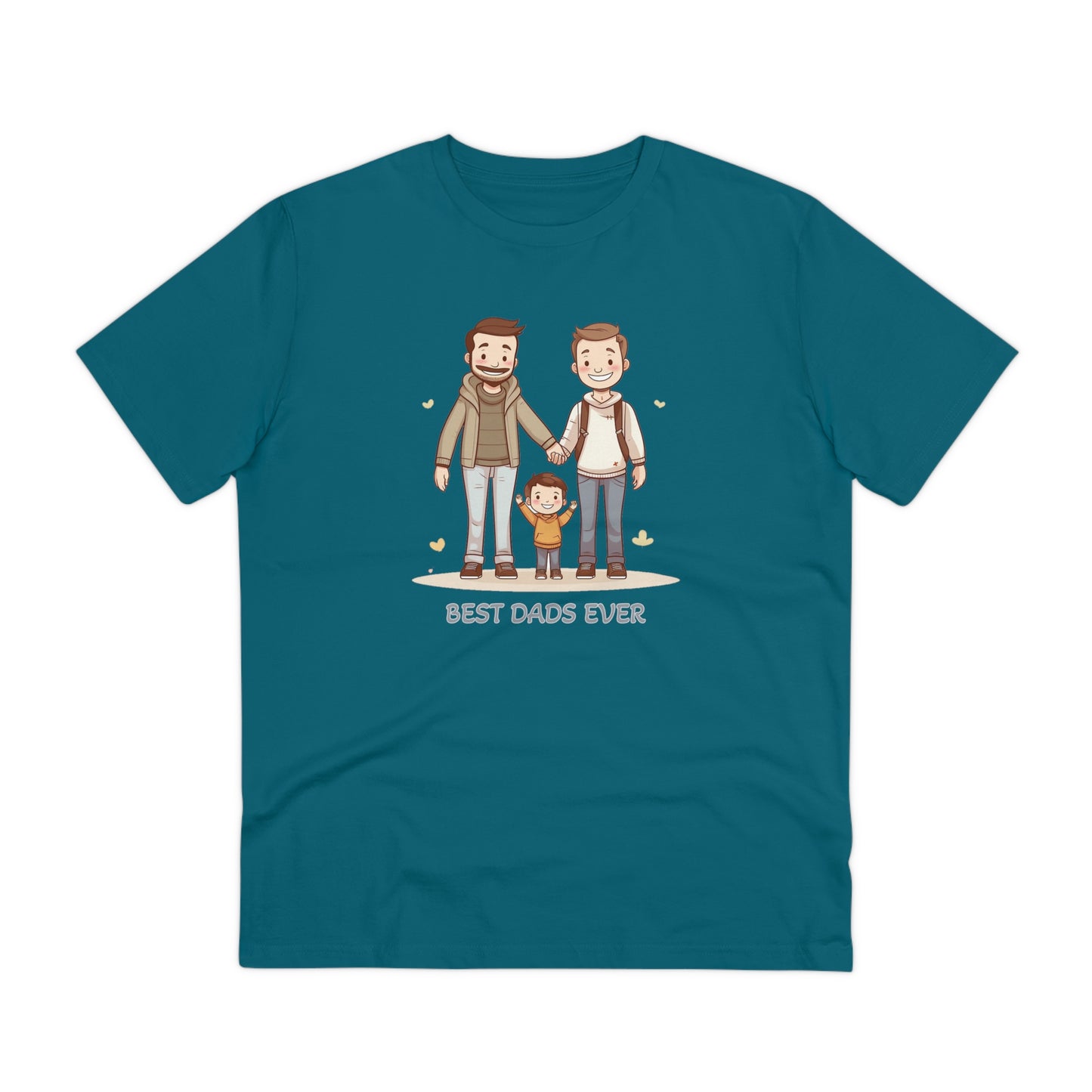 Best Dads Ever LGBT Father's Day T-Shirt - Celebrate Love, Family, and Sustainability