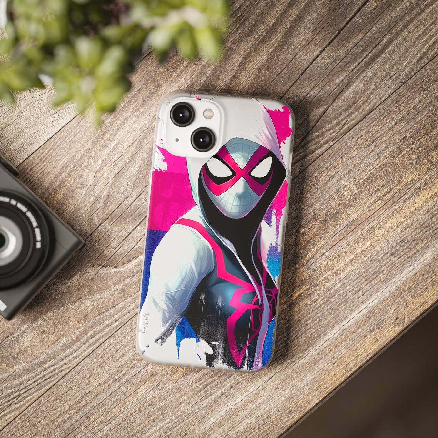 Spider Gwen in Flexi Phone Case - Add Some Colorful and Heroic Style to Your Phone