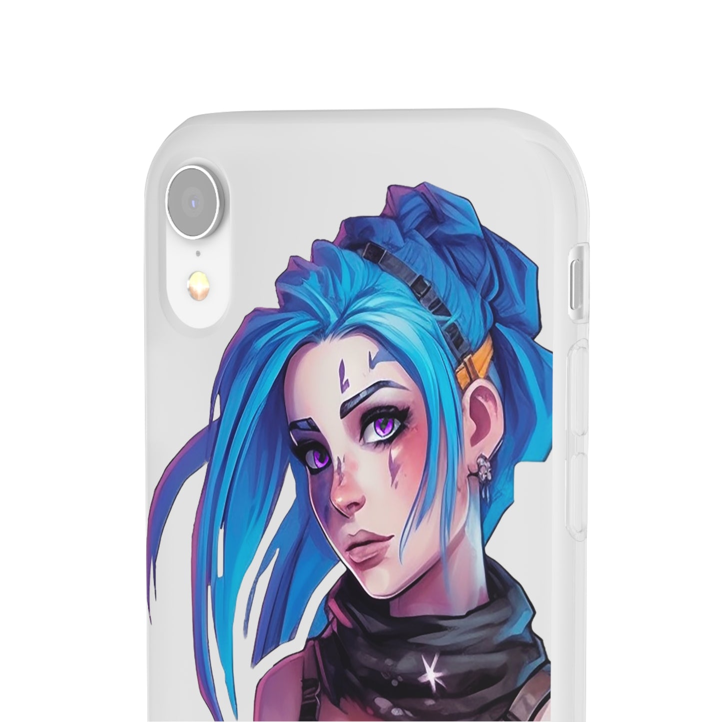 Jinx for Arcane / League of Legends Flexi Phone Case - Add Some Colorful and Gaming Style to Your Phone