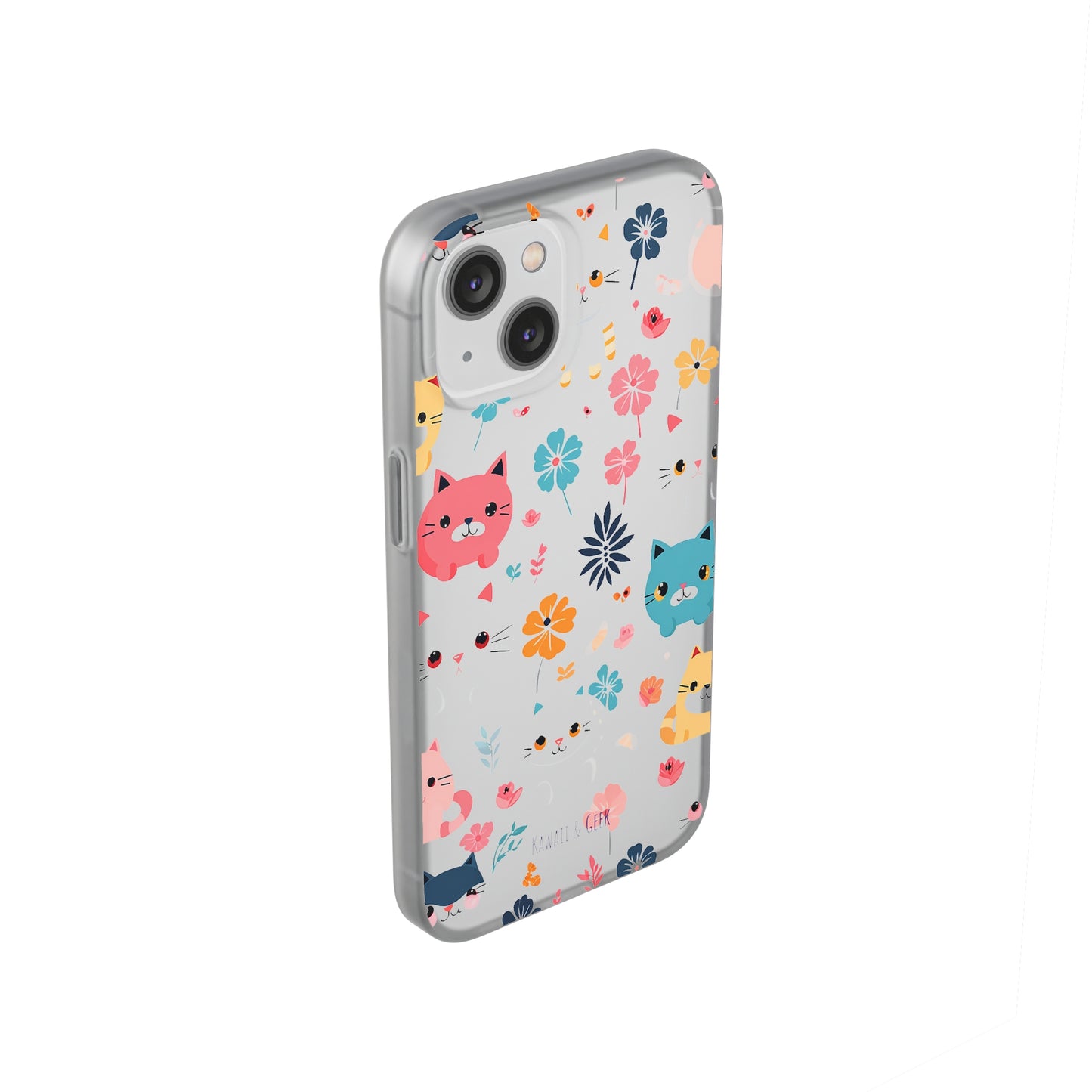 Playful Kittens: Flexi Transparent Phone Case