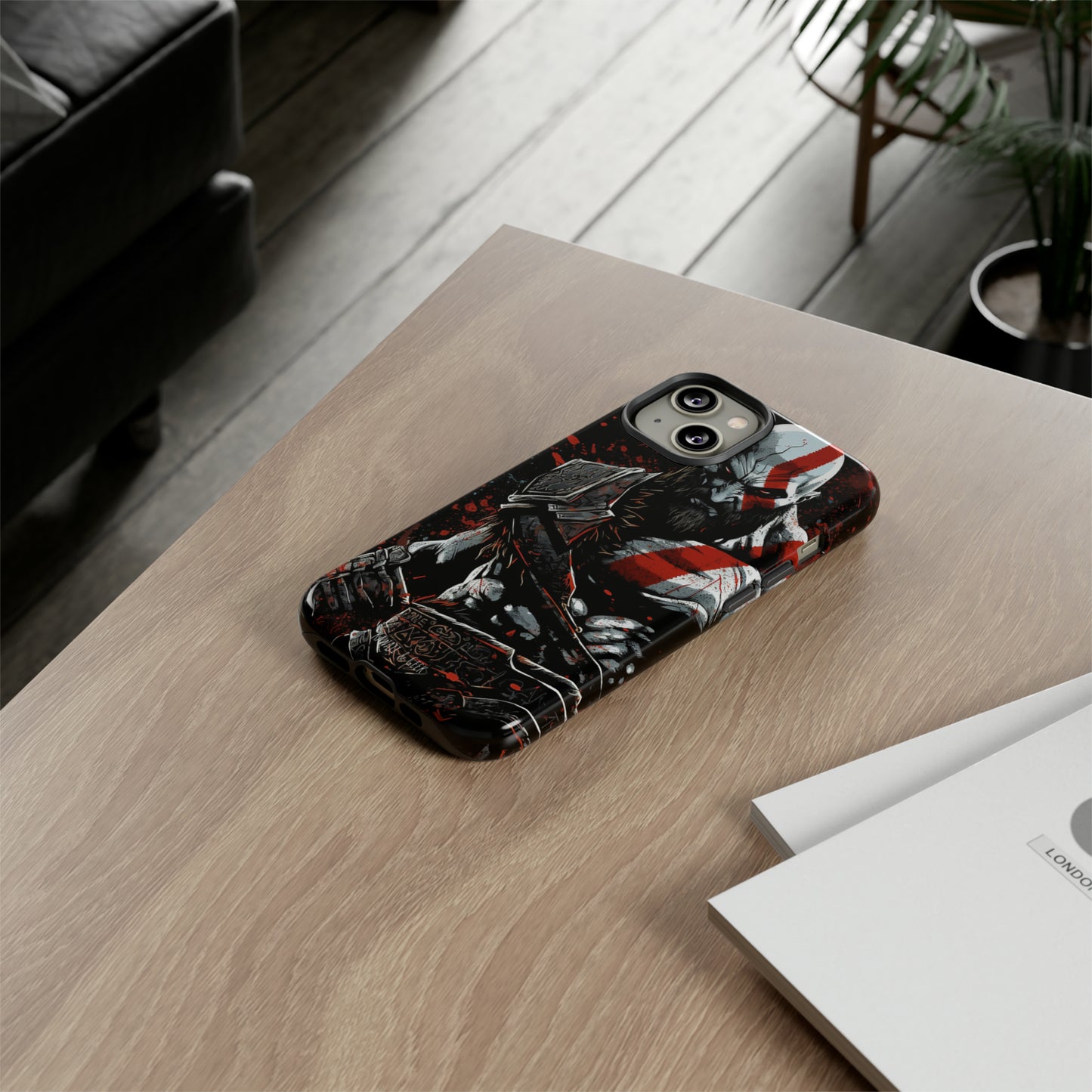 Kratos Tough Phone Case - Unleash the Power of the God of War in Style
