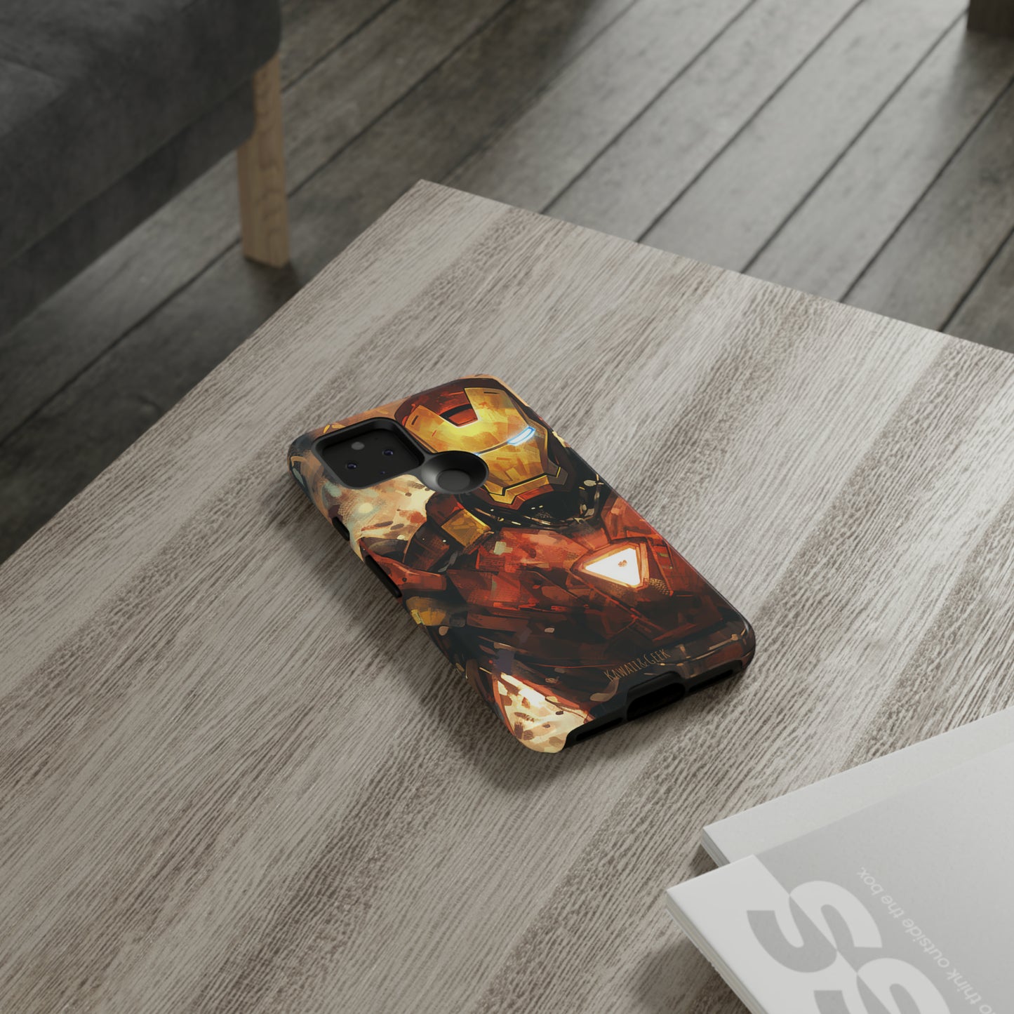 Iron Man Painting Tough Phone Case - Add Some Bold and Unique Style to Your Tech