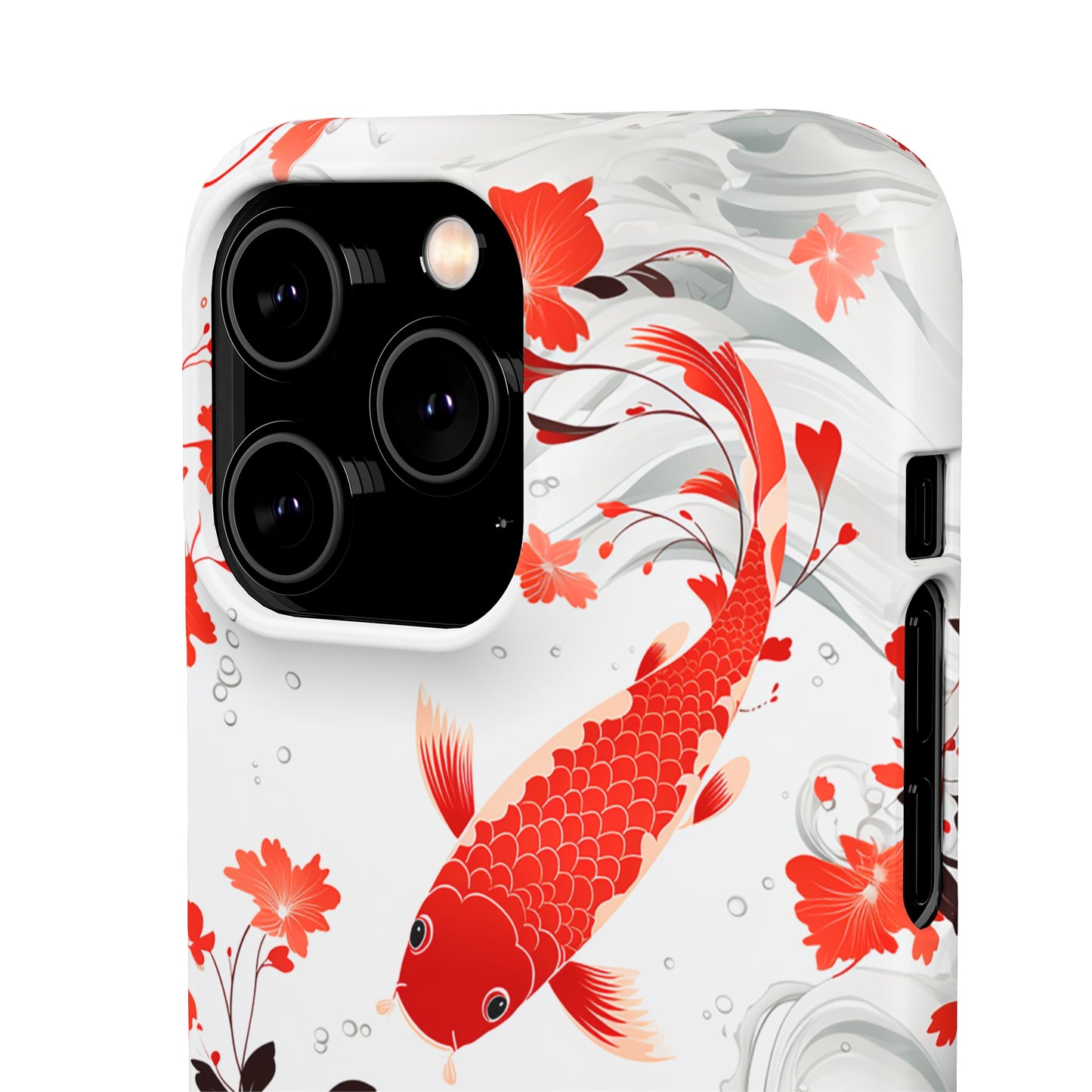 Elegant Koi: Premium Japanese Fish Phone Case