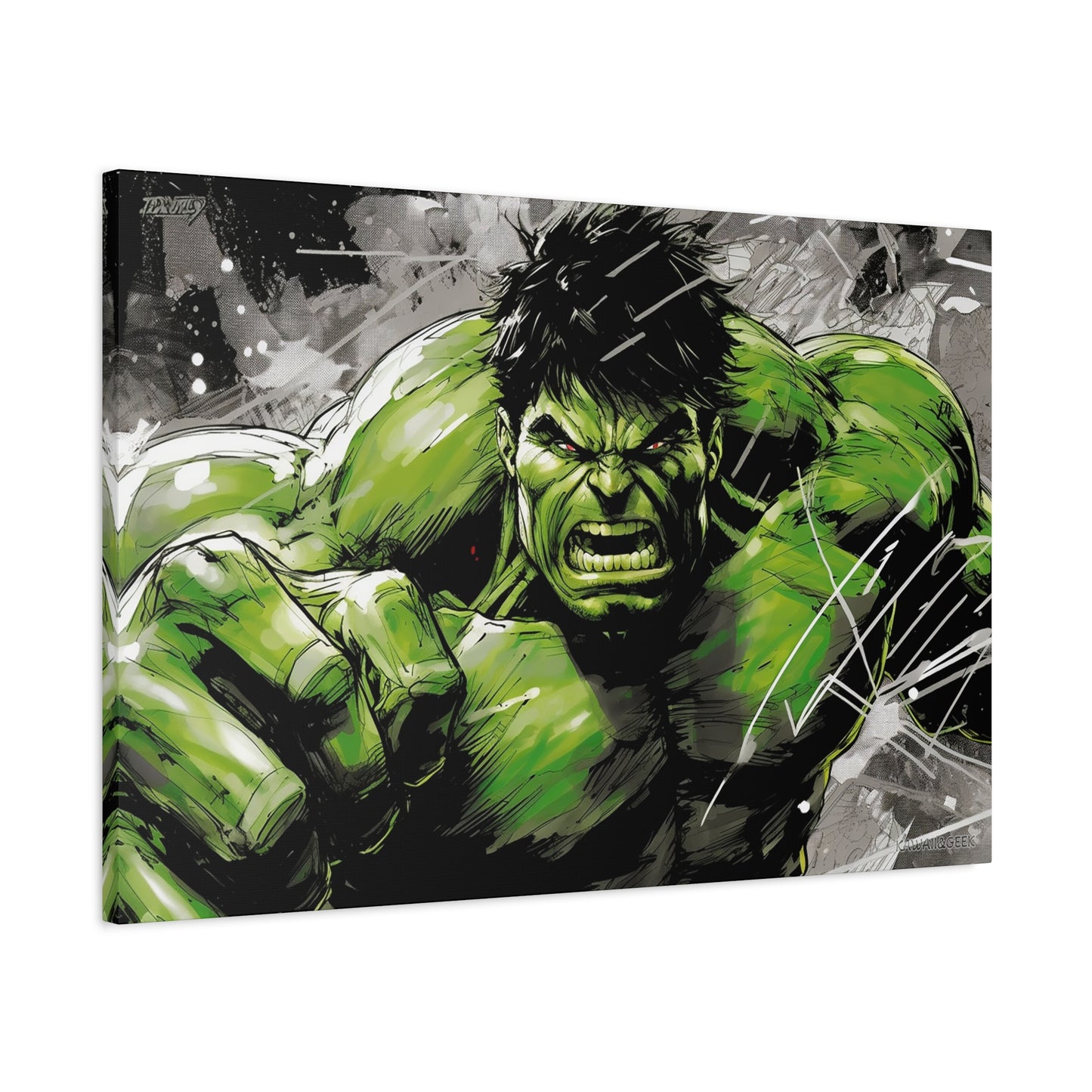 Hulk Canvas - Harness the Power of the Green Goliath in Artistic Form - Avengers