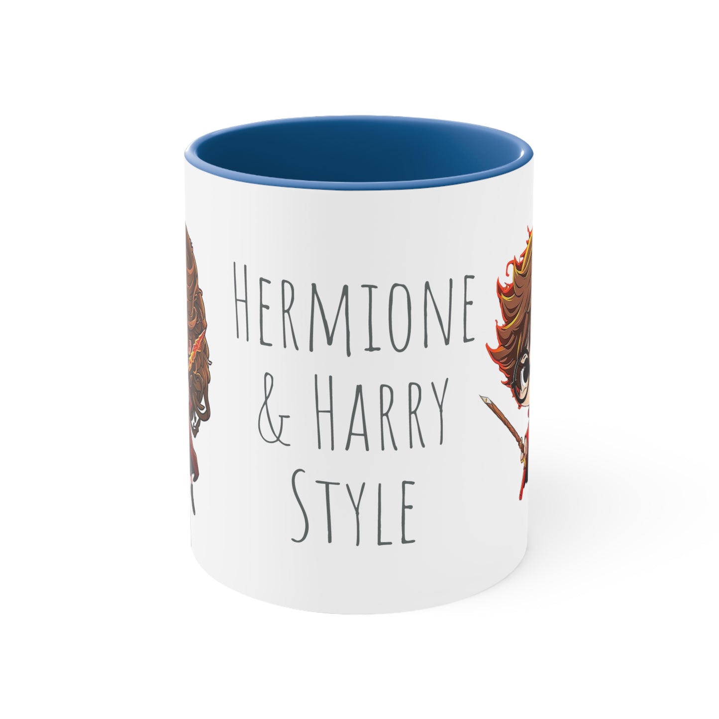 Kawaii Harry Potter & Hermione Bicolor 11oz Mug