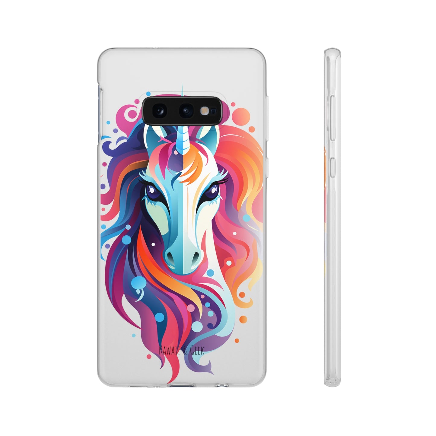 Ink Unicorn Flexi Transparent Phone Case