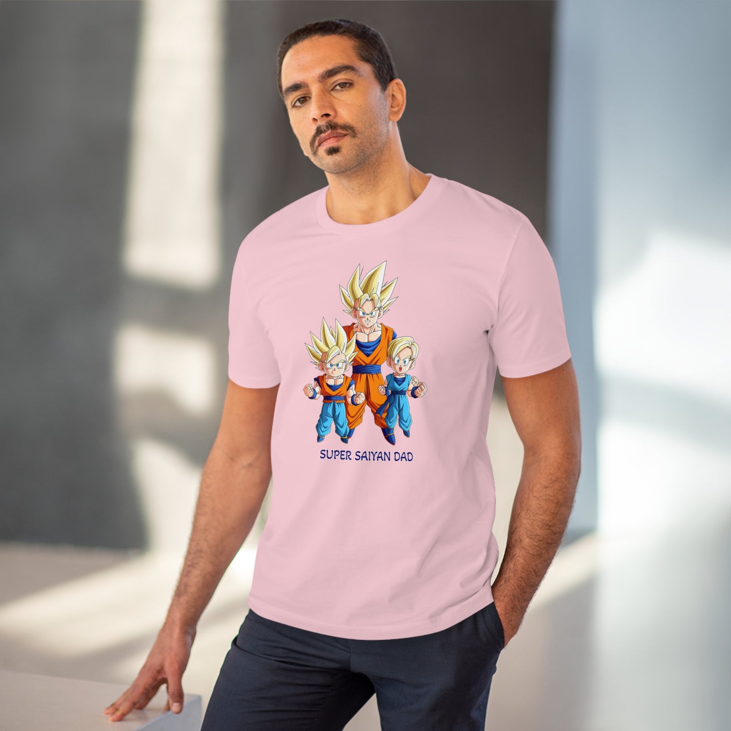 San Goku - Unisex Eco-Friendly T-Shirt - Celebrate Father's Day "Super Saiyan Dad"