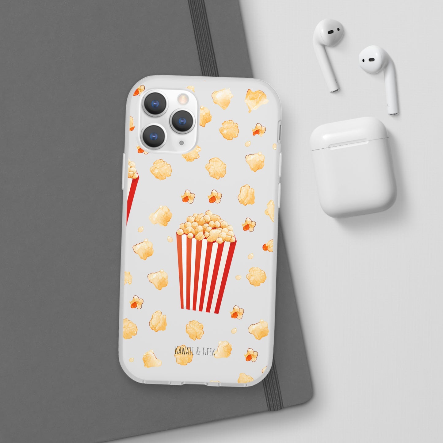 Popcorn Transparent Flexi Phone Case