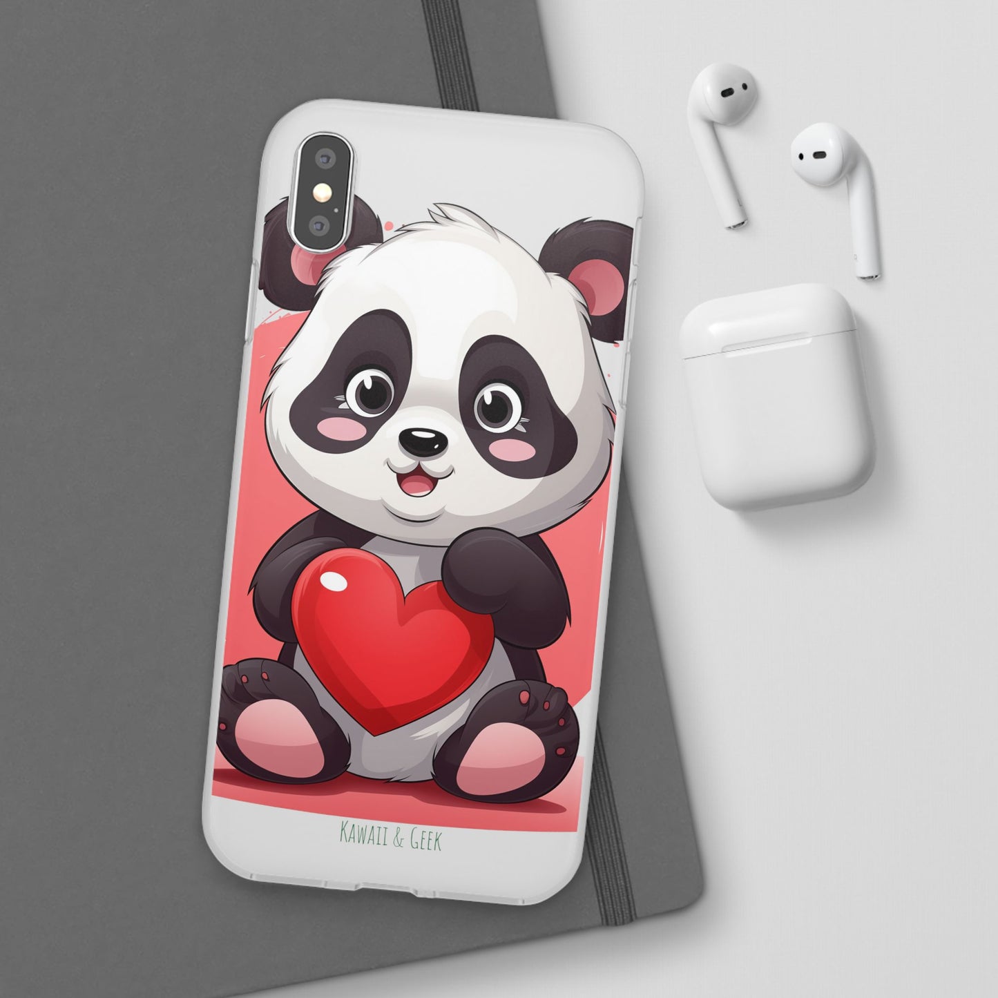 Heart Panda Flexi Case