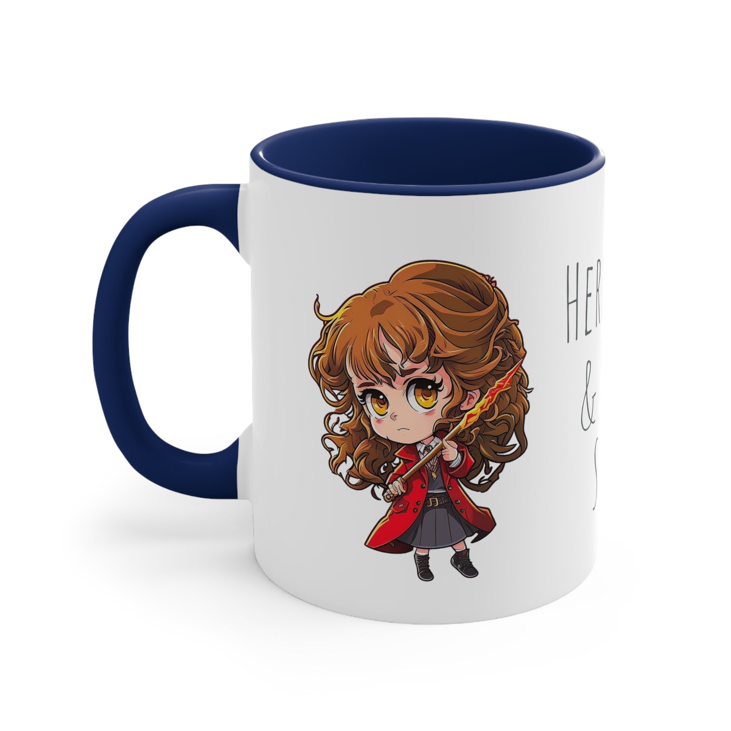 Kawaii Harry Potter & Hermione Bicolor 11oz Mug