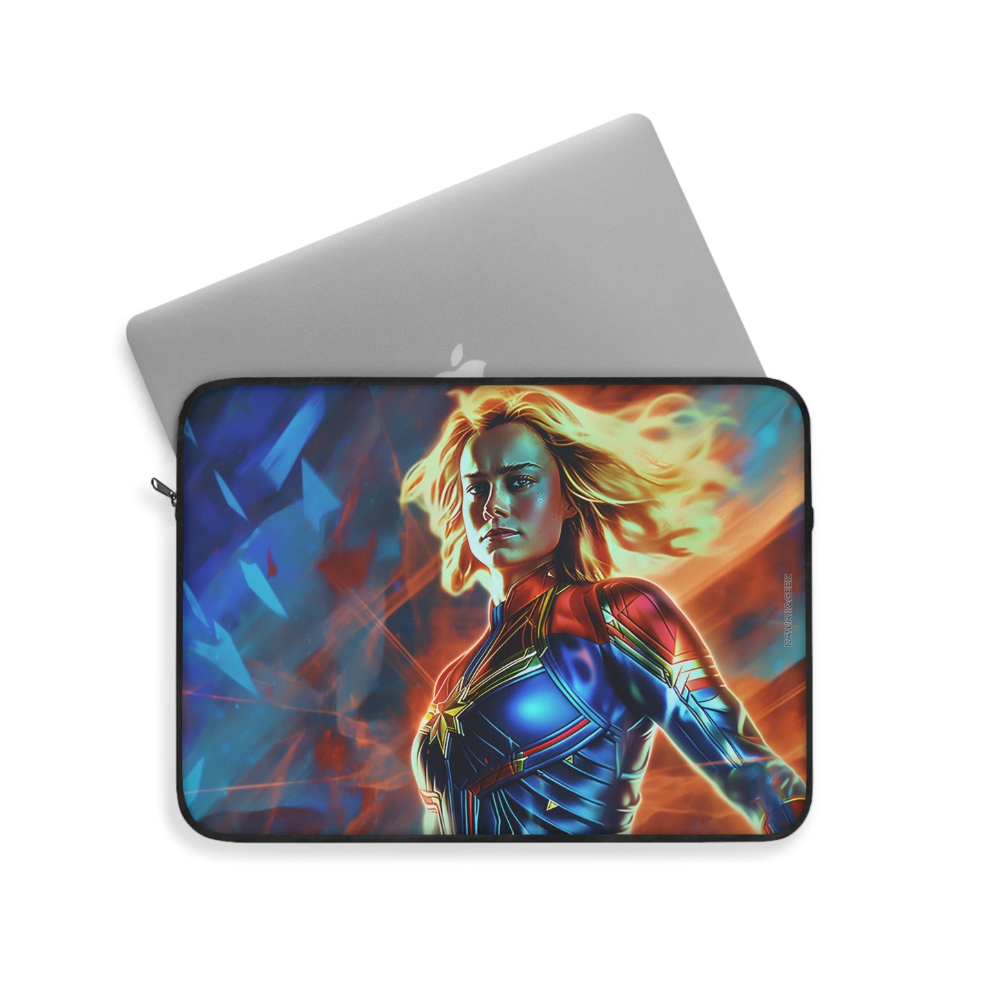 Captain Marvel Laptop Sleeve - Unleash Power and Style with Your Device - Avengers