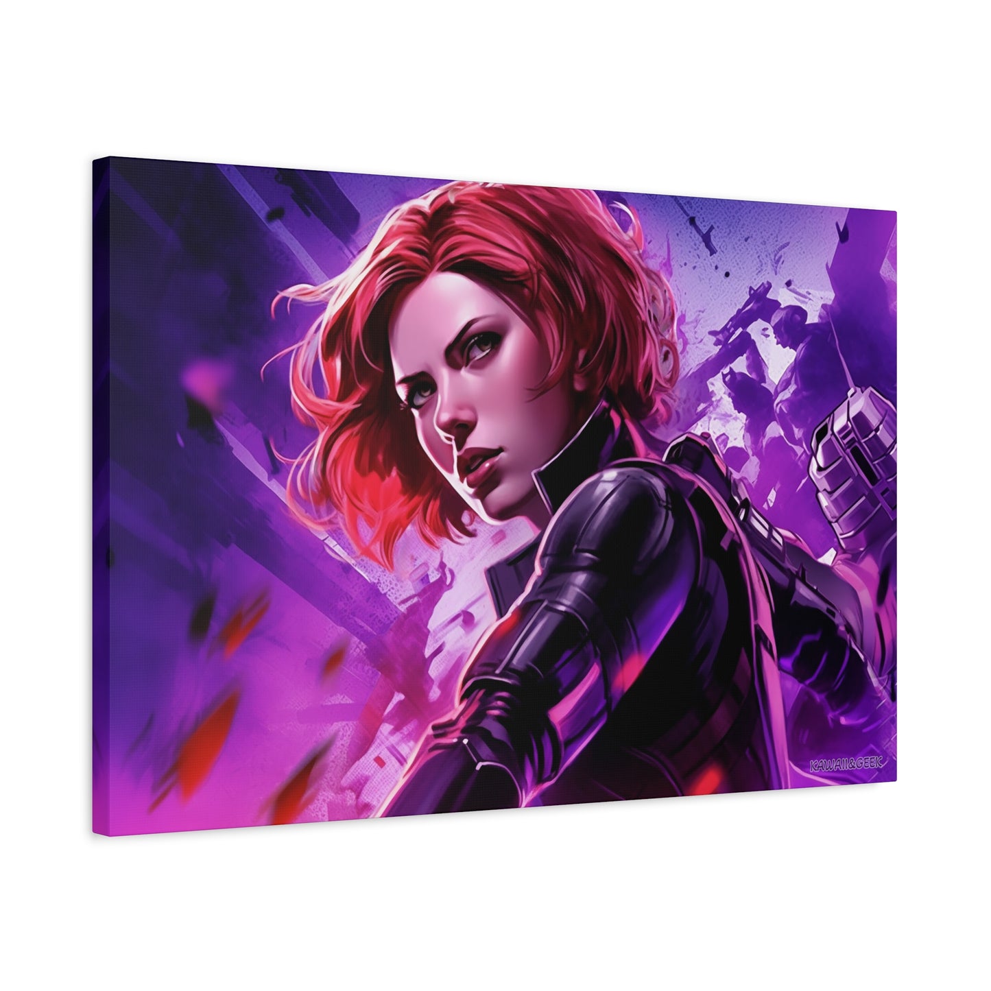 Black Widow Canvas - Embrace the Fierce Elegance of a Marvel Icon - Avengers