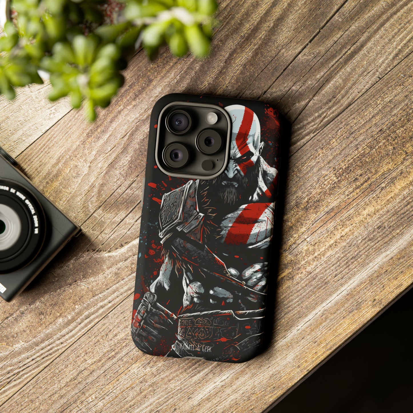 Kratos Tough Phone Case - Unleash the Power of the God of War in Style