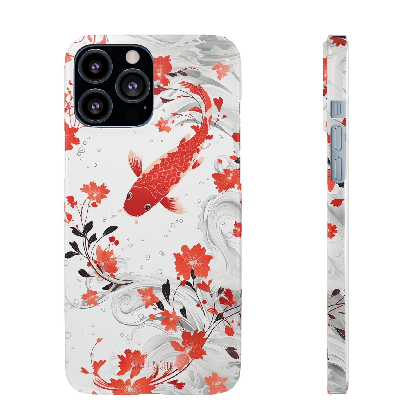 Elegant Koi: Premium Japanese Fish Phone Case