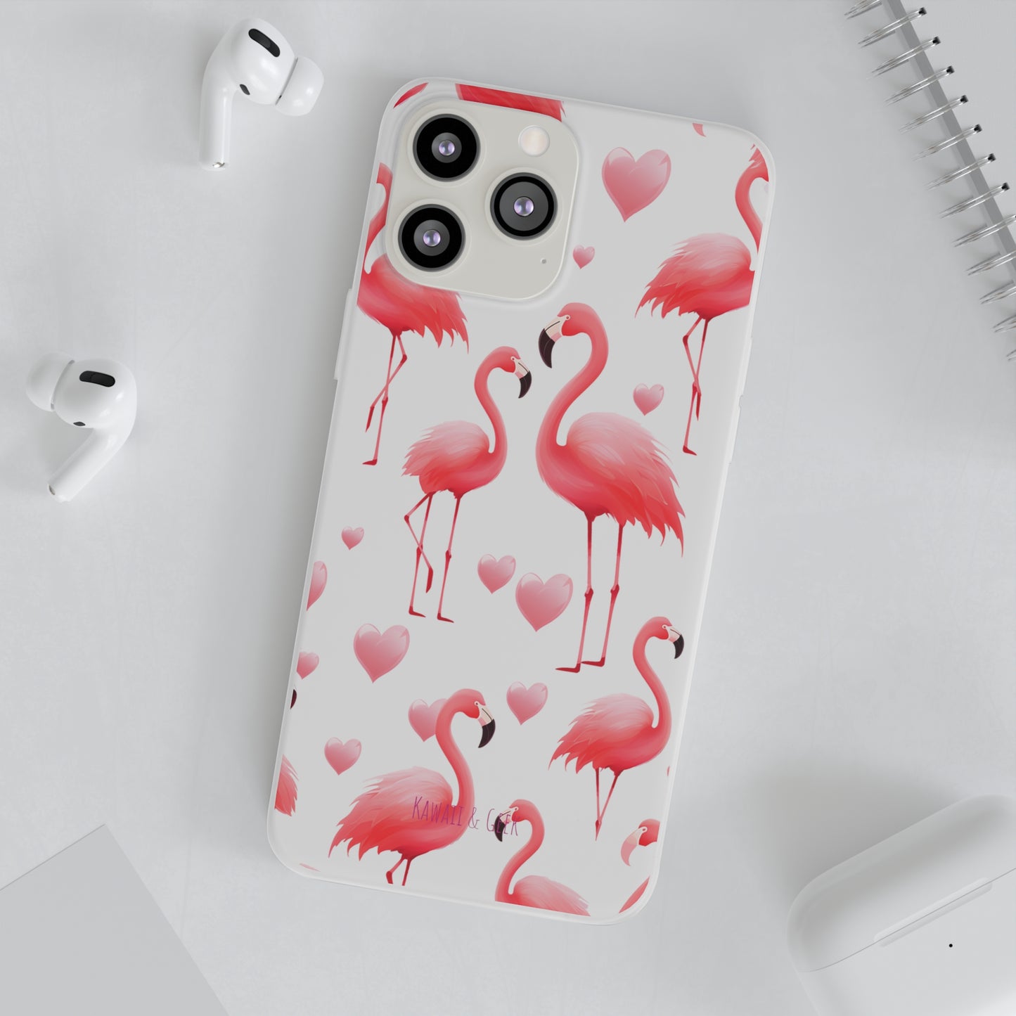 Pink Flamingo Elegance Flexi Phone case