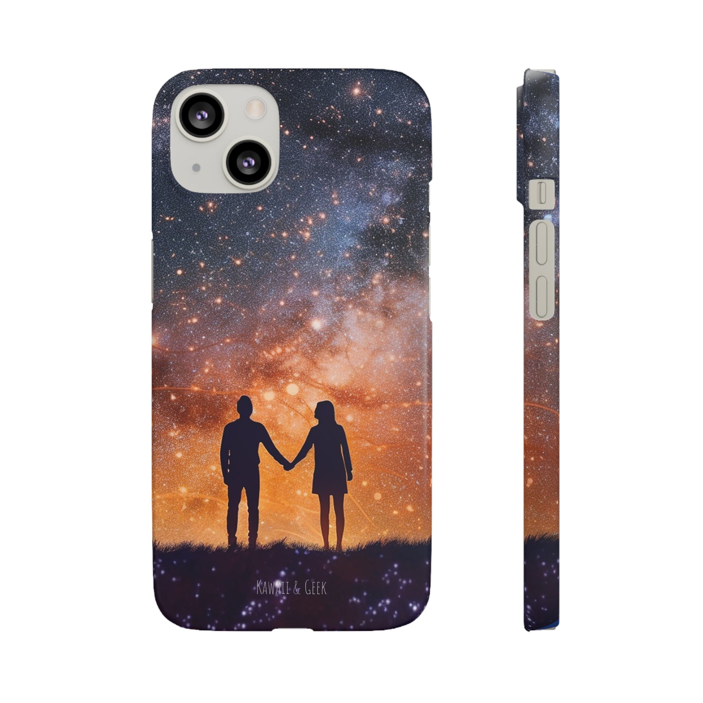 Starry Night Lovers Phone Case - Embrace the Beauty of the Night Sky