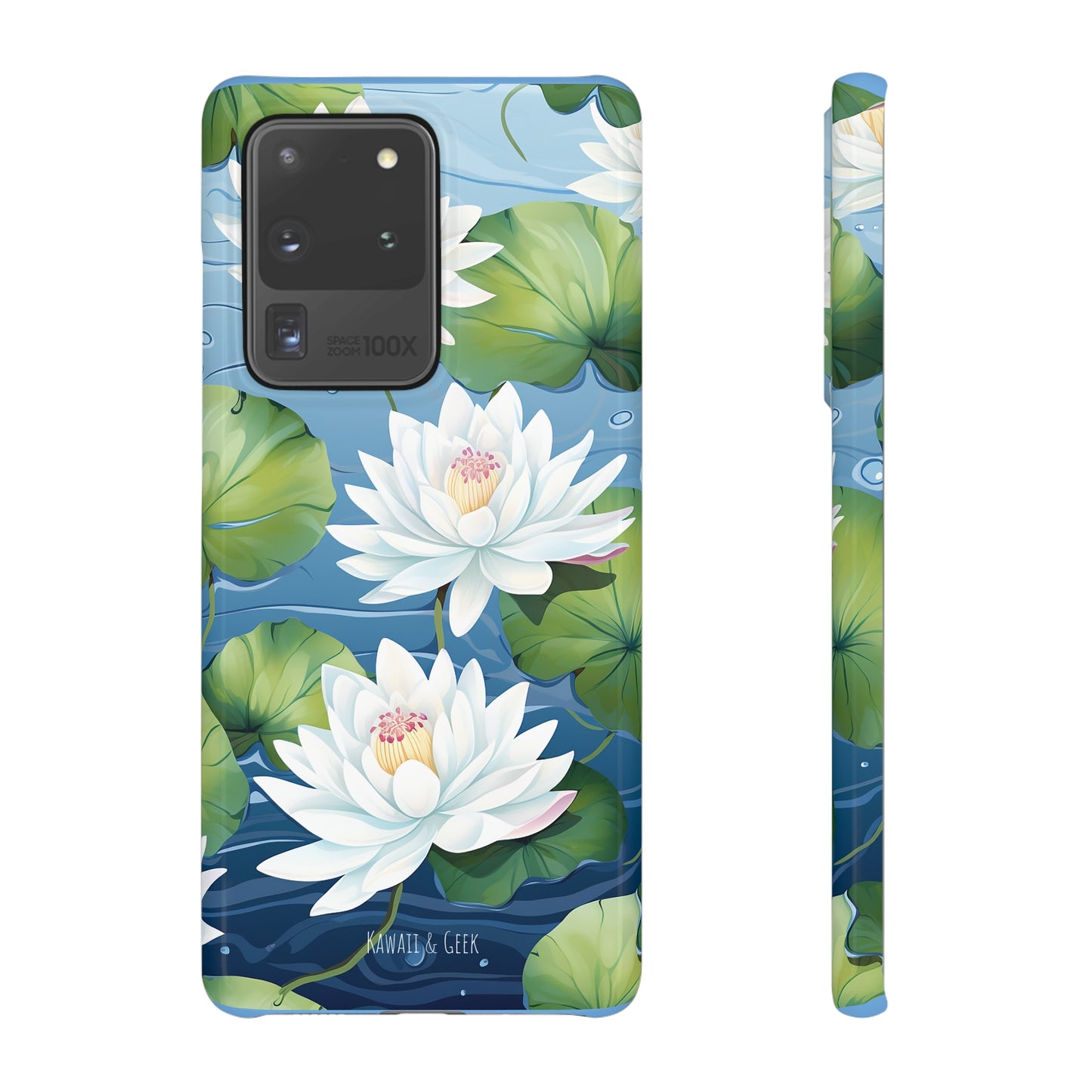 Elegant Water Lilies: Premium Phone Case