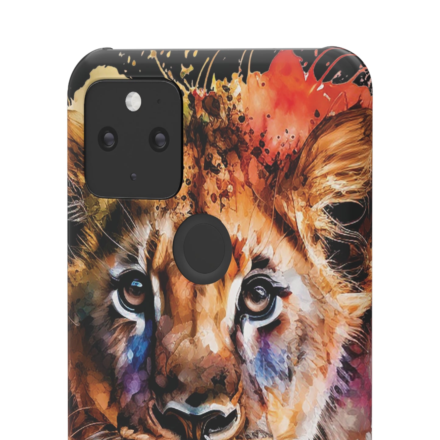 Watercolor Lion Cub Premium Phone Case