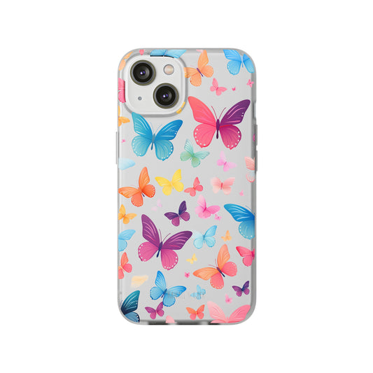 Charming Butterflies Flexi Transparent Phone Case