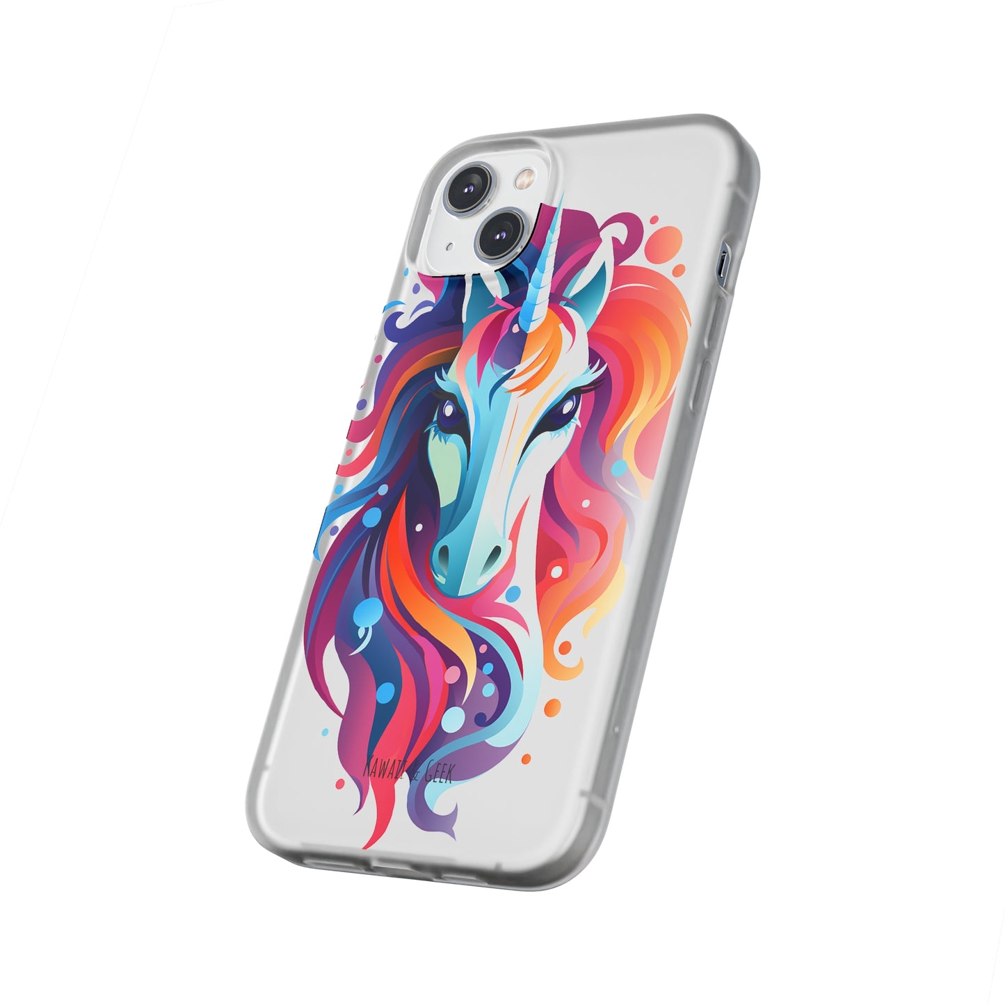 Ink Unicorn Flexi Transparent Phone Case